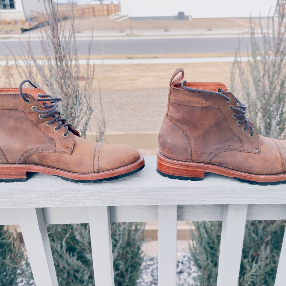 Portland Leather Brown Men's Boots